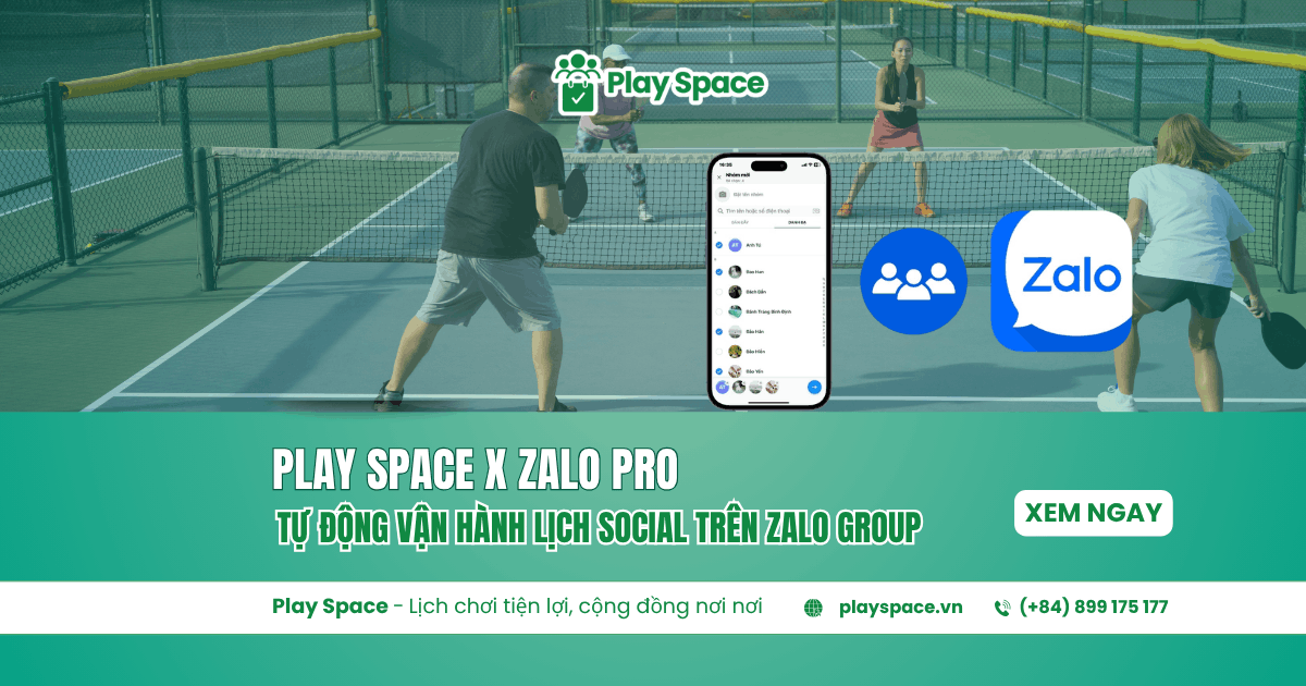 Giải pháp Play Space x Zalo Pro
